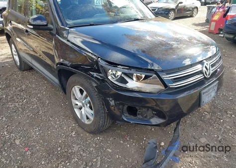 2014 Volkswagen Tiguan S из США, поврежденный, VIN WVGAV3AX2EW598630